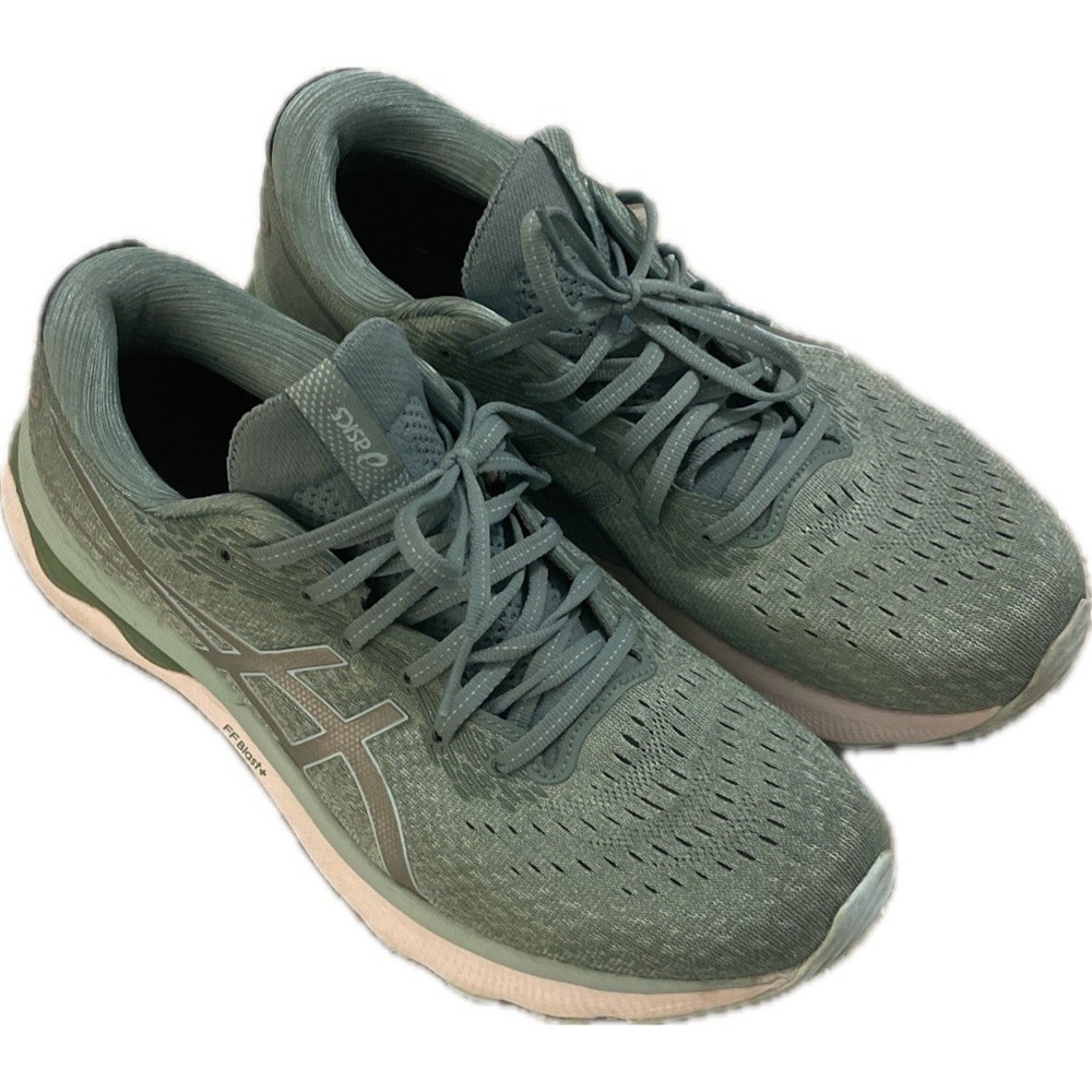Asics Gel Nimbus 24 Womens Size 11 Aqua Blue Running Shoes Sneakers Comfy